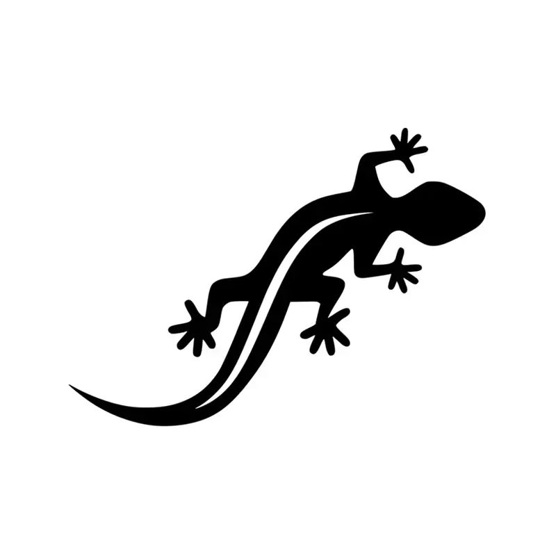 22.2x15.6cm Personalized Lovely Gecko Motorcycle Reflective Vinyl Sticker Decal Car Bumper Windshield Window Rear Decal