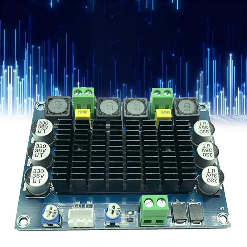 Chassis Built-In Digital Amplifier Board Dual-Channel TDA7498 High-Power High-Definition Rear Amplifier Board Durable