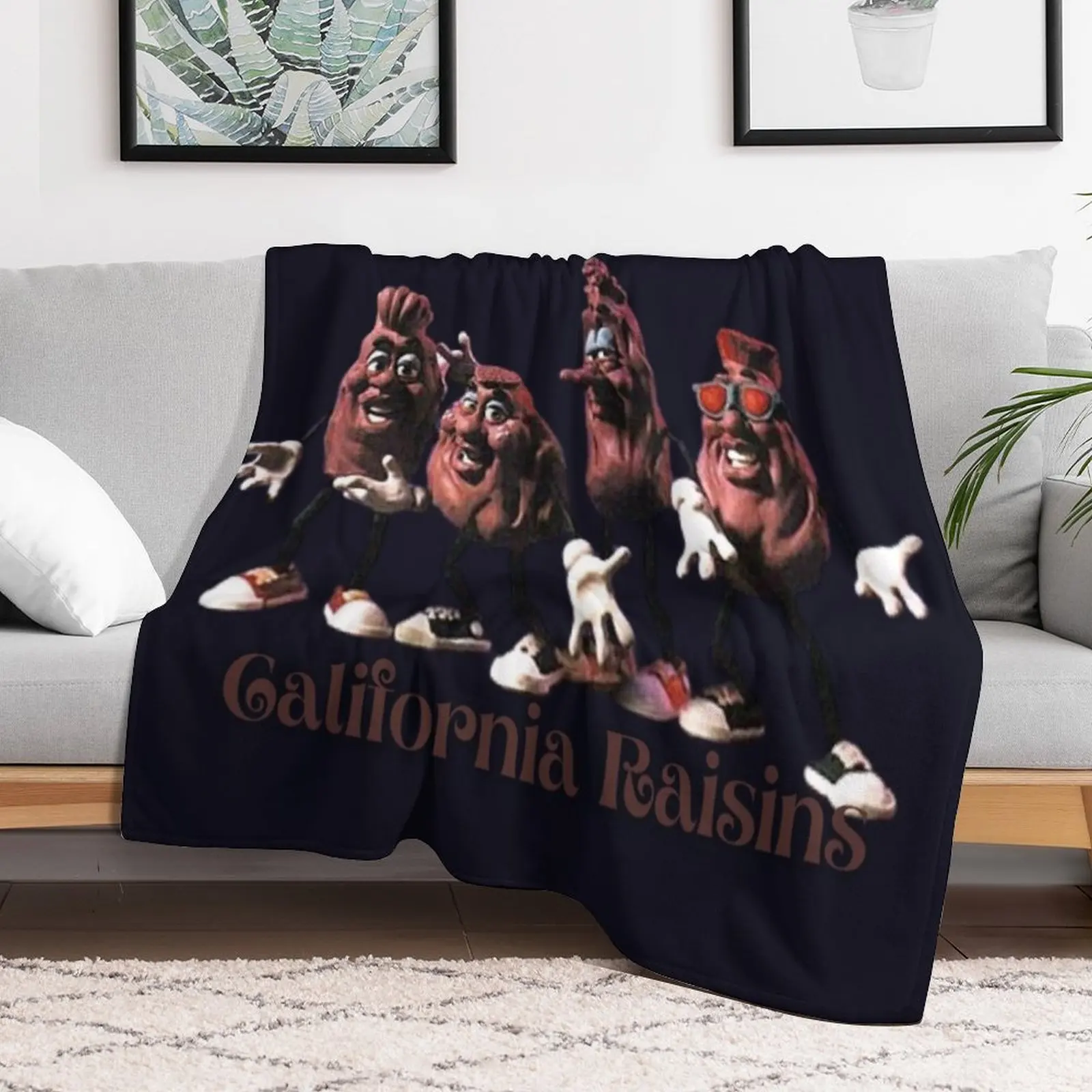 

California Raisins ORIGINAL BY CRUSHART1 ON REDBUBBLE Throw Blanket Moving Extra Large Throw Hairy Blankets