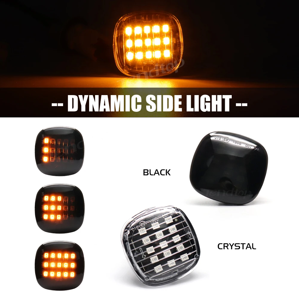 Dynamic Side Marker Light LED Turn Signal Sequential Blinker For Skoda Fabia Octavia MK1 Mk2 For Audi A3 A4 B5 A8 For SEAT