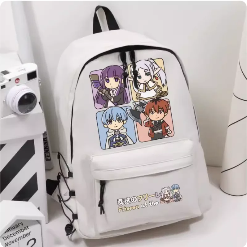 Anime Frieren at the Funeral Fern Himmel Schoolbag Backpack High-capacity Computer Casual Shoulder Bag Student Messenger Bag 768