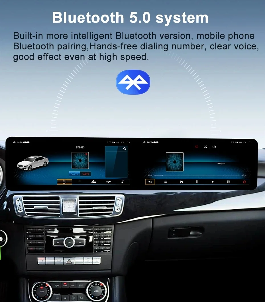 

25.6inch Android 13 Car Radio For Mercedes Benz CLS Class W218 2012-2017 Wireless Carplay GPS Stereo Multimedia Player Bluetooth