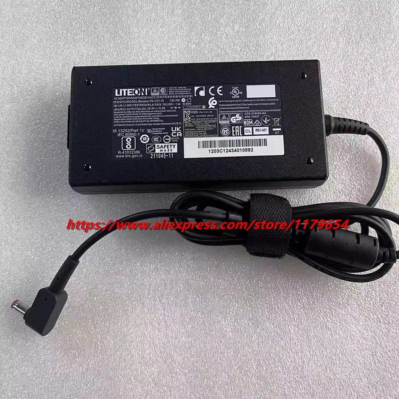 Genuine LITEON PA-1121-76 20V 6A 120W 5.5x2.5mm AC Adapter For Laptop Power Supply Charger Original Adaptor view 3