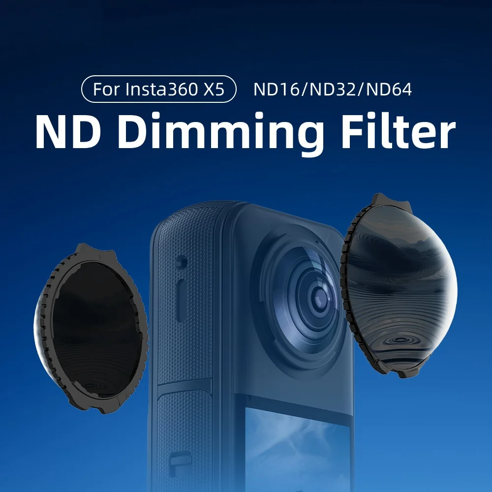 

For Insta360 X5 Filter ND16/32 ND Filter Sports Camera X5 Protective Lens Glass Lens Accessories