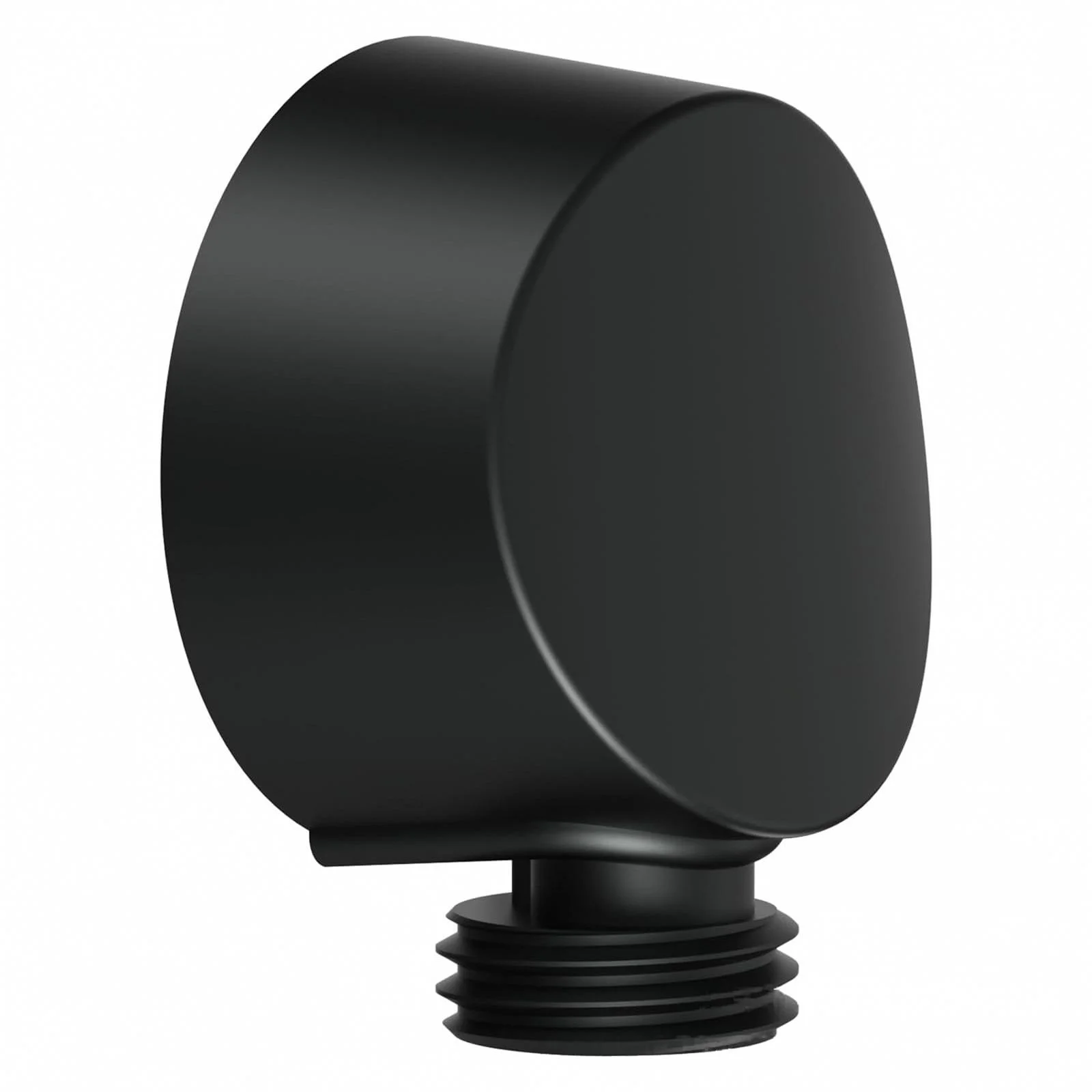 Matte Black Shower Wall Connector 12 Inch IPS Threaded For Handheld Hose Bathroom Plumbing Fixture Zinc Alloy Pipe Accessory
