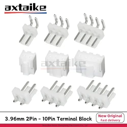 20PCS VH 3.96mm 2Pin 3Pin 4P 5P 6P 7P 8P 9P 10P JST Male Female Connector Horizontal Straight Pin Header Housings Terminal Block