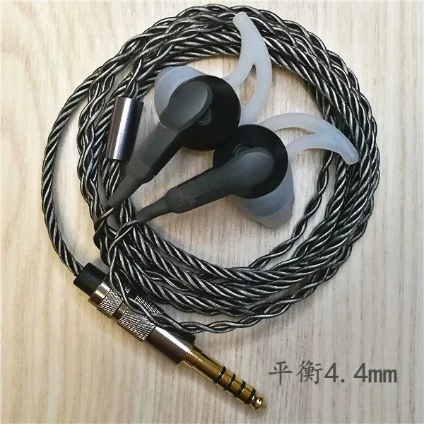 For Bose soundsport wired earphones, audiophile grade single crystal copper silver-plated wire 4.4 balance head