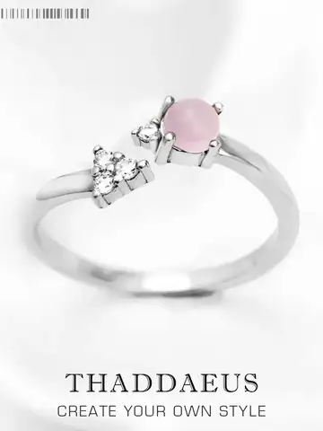Ring Arrow Opal-coloured Stone Shimmering Pink Europe Fine Jewerly For Women Summer Romantic Gift In 925 Sterling Silver