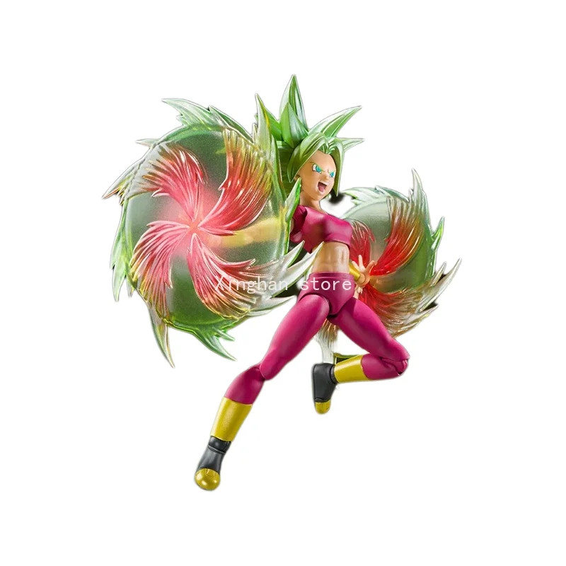 Original genuino S.H.Figuarts SHF Dragon Ball Super Saiyan Kefla Bandai Anime modelo juguetes figuras de acción regalos coleccionables