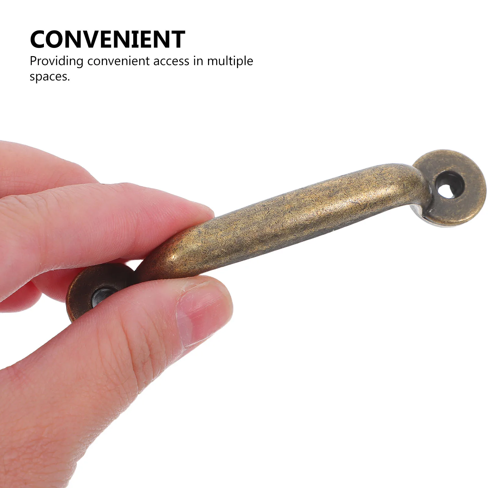 

6 Pcs Simple Drawer Handle Iron Knobs Cabinet Handles Cupboard Chinese Style Door Pull Rustic Furniture Hardware