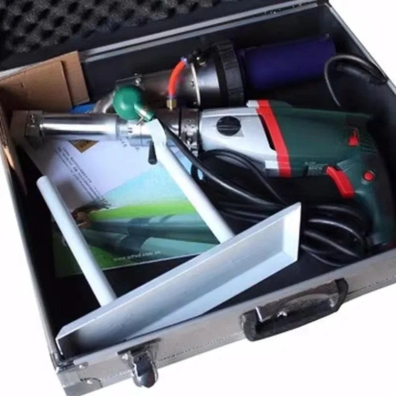 Portable PVC welding plastic manual extruder