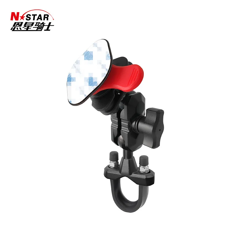 

2PCS Nstar Motorcycle Handlebar Round Tube Installation Car Mobile Phone Navigator Triangle Seat Bracket USB Charger Expansion