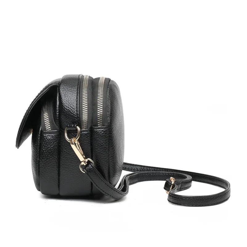 Bolso de hombro de PU suave para mujer, bandolera de diseñador, bolsos de mano de lujo, marca famosa, moda