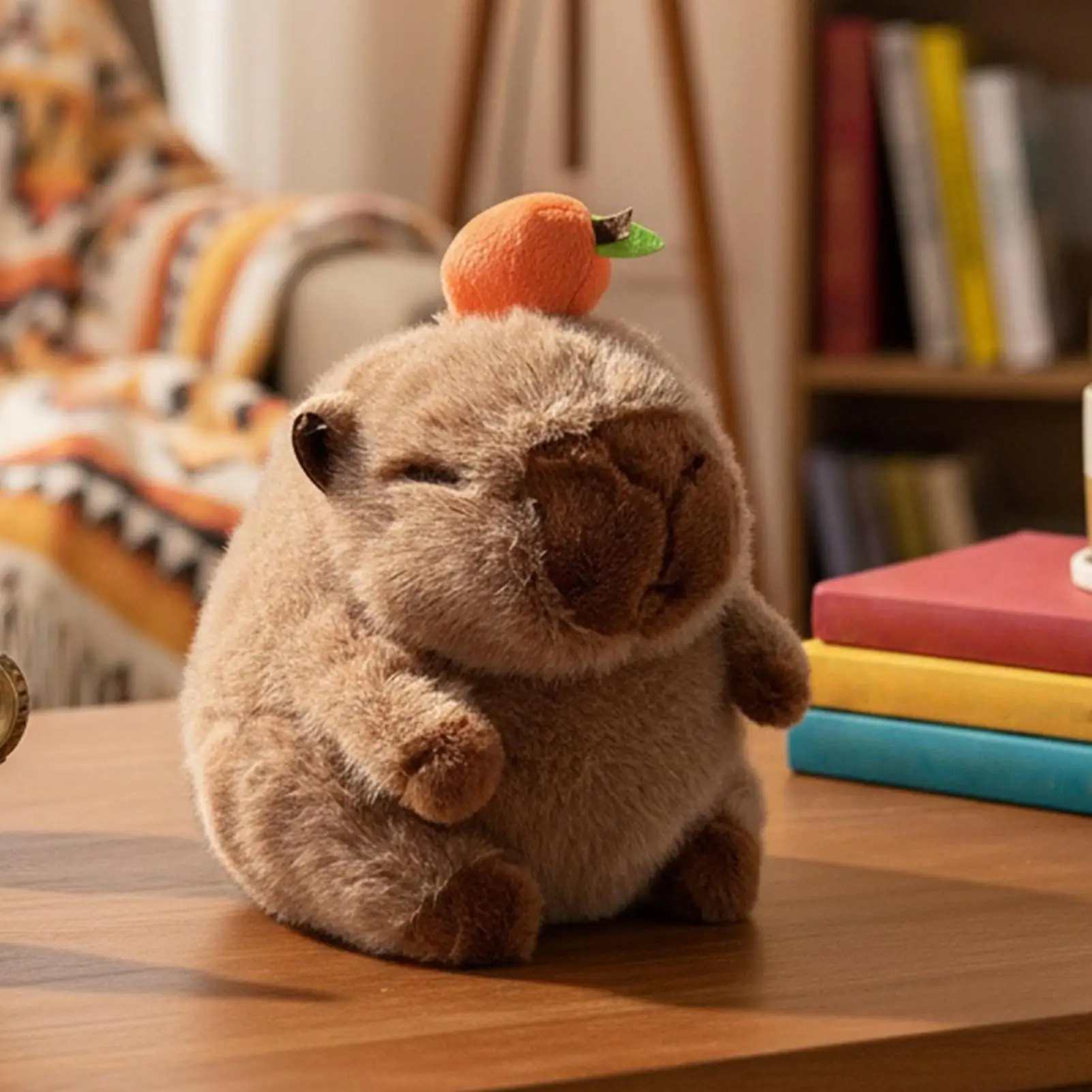 Zabawka śpiewająca kapibara, elektryczna, interaktywna, pluszowa, elektroniczna, dla chłopców i dziewczynek, do przedszkoli, na urodziny, święta.