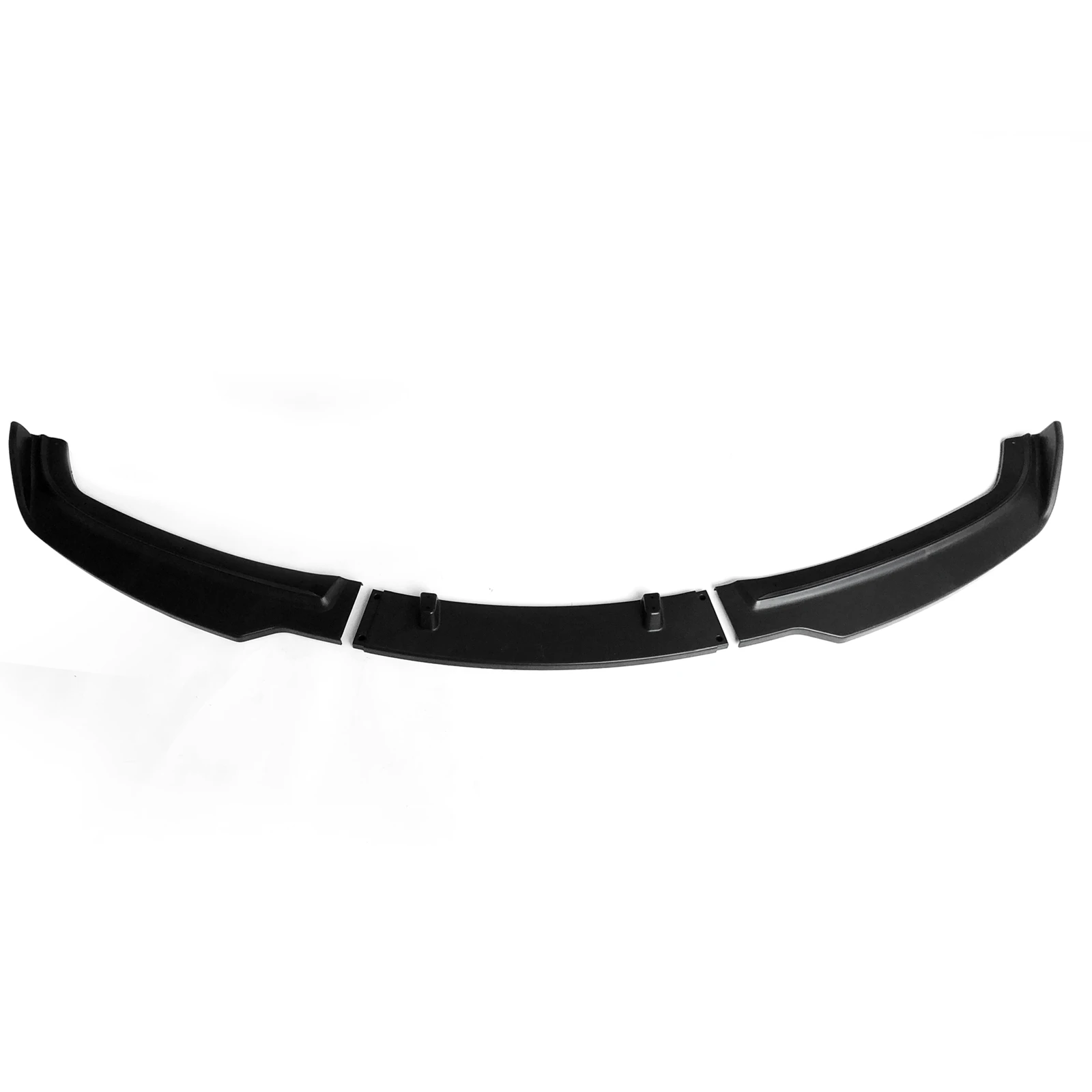 For BMW 3-Series E90 2009-2012 4 Door Sedan Only LCI H Style Front Bumper Spoiler Lip Matte Black Car Lower Body Kit Splitter