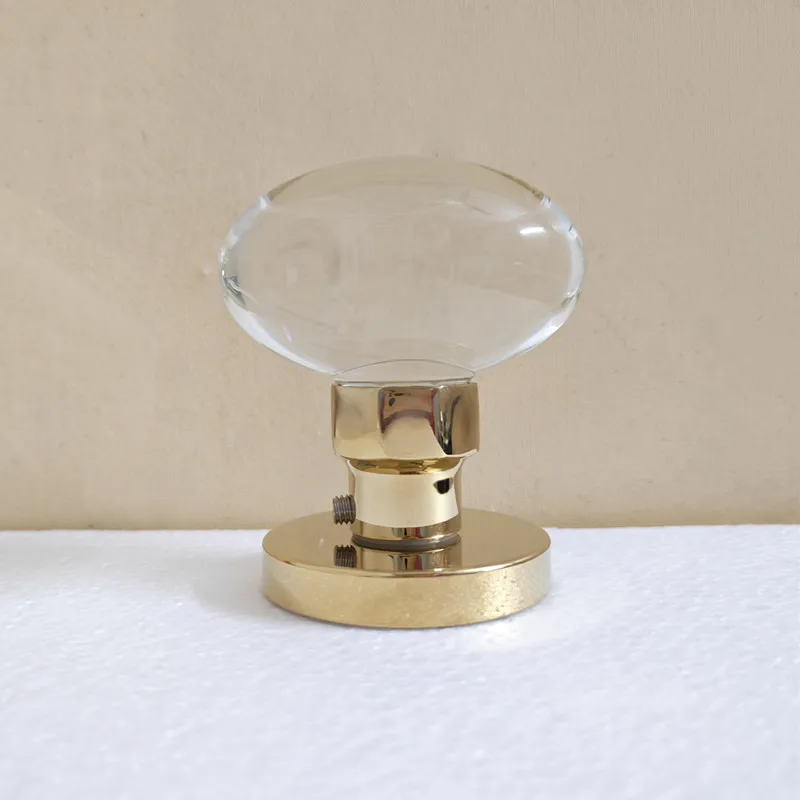 

1PC High-quality Crystal Door Handles Golden Furniture Cabinet Pulls Light Luxury Interior Background Wall Barn Door Handles