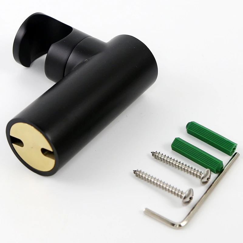 Suporte de cabeça de chuveiro do banheiro de bronze fixado na parede preto durável portátil chuveiro acessórios de banho