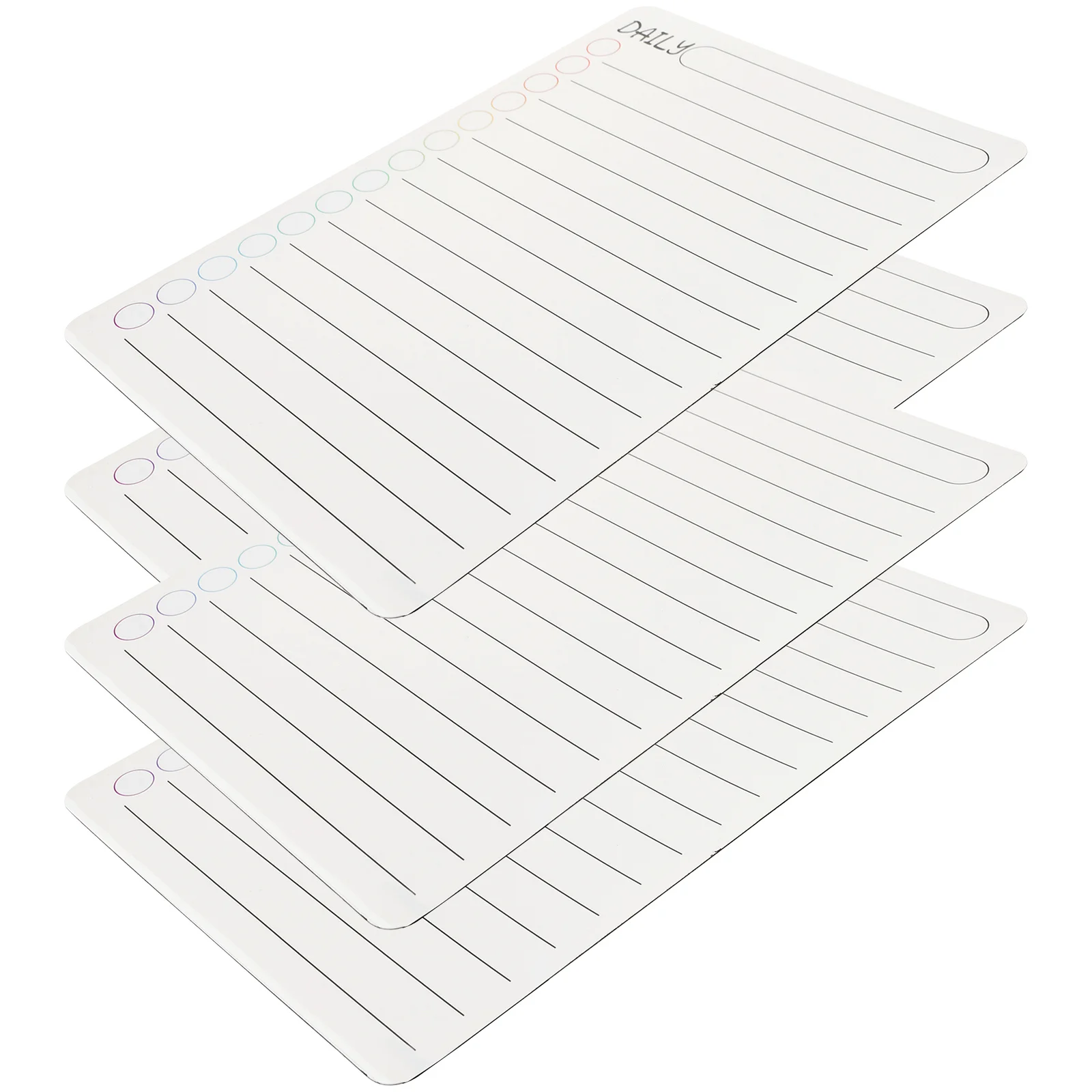 

4 шт. магнитные доски стираемый ежедневный органайзер доска-планировщик магнитная таблица расписания для дома ежедневная доска