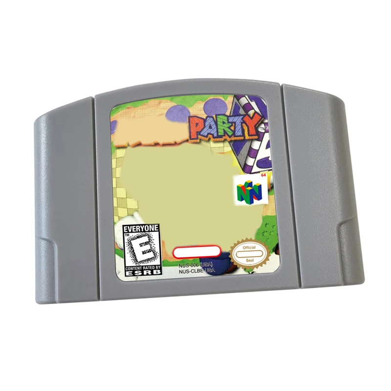 

Game Cartridge For N64 Mar-Party Video Card US Version.