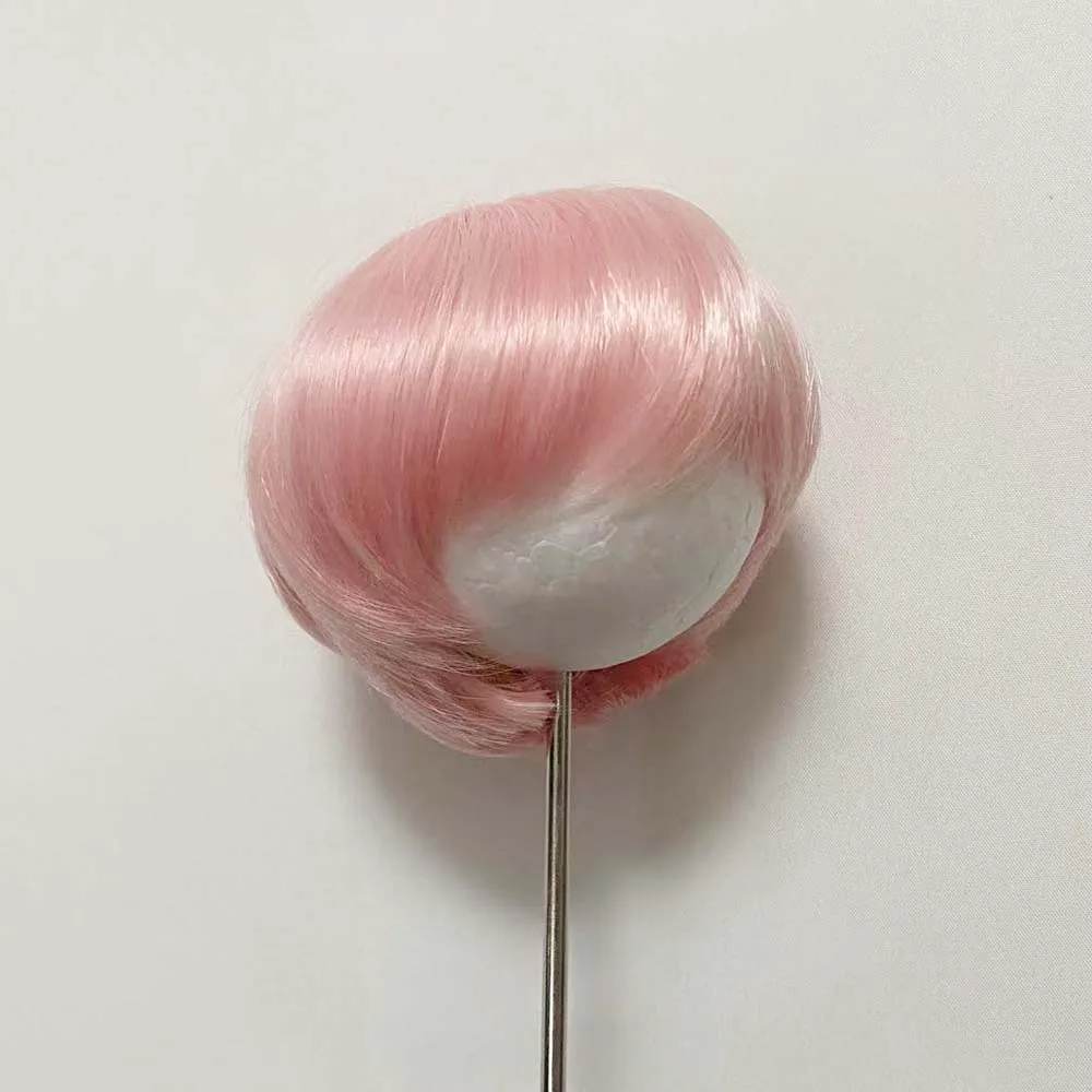 New Arrival 1/3 1/4 1/6 1/8 Bjd Wig High Temperature Short Cool Straight Wire Bjd Wig