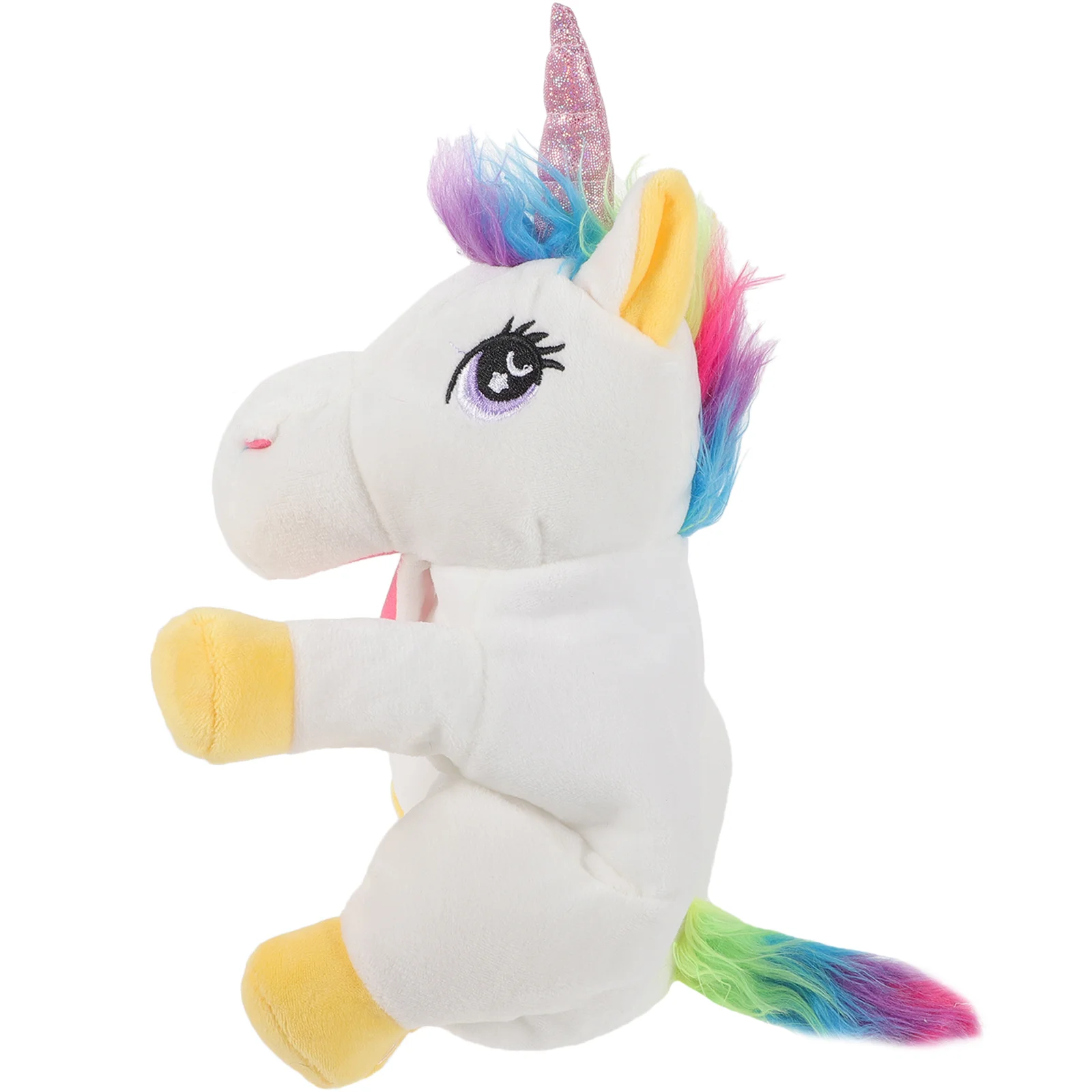 Animale Unicorno Burattino a mano Bambino Bambino Giocattoli Coniglio Animali di peluche in cotone Realistici