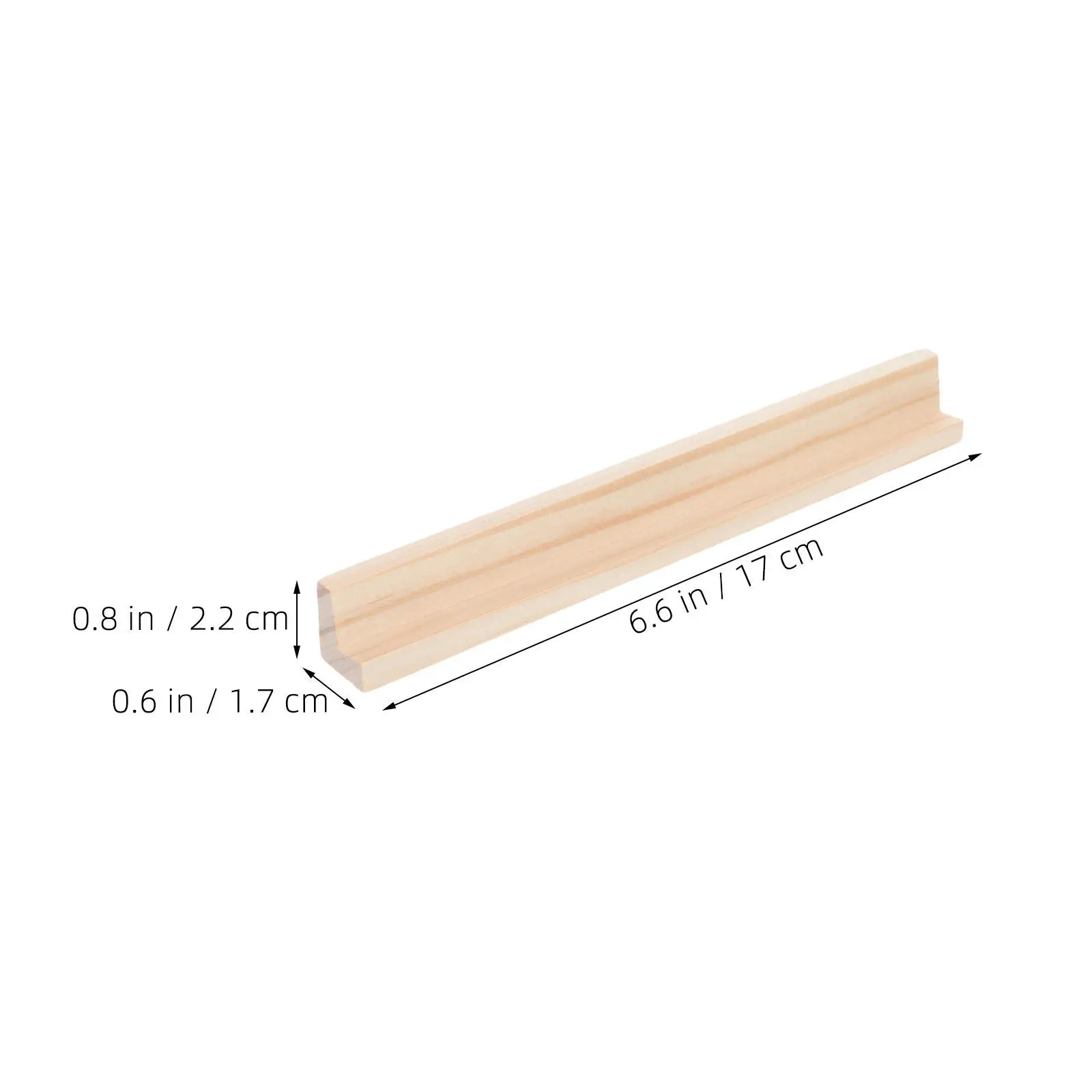 10Pcs Wooden Domino Tile Holders Natural Finish Smooth Edges Stable Domino Racks Board Game Organizer Tray Holder for Mexican