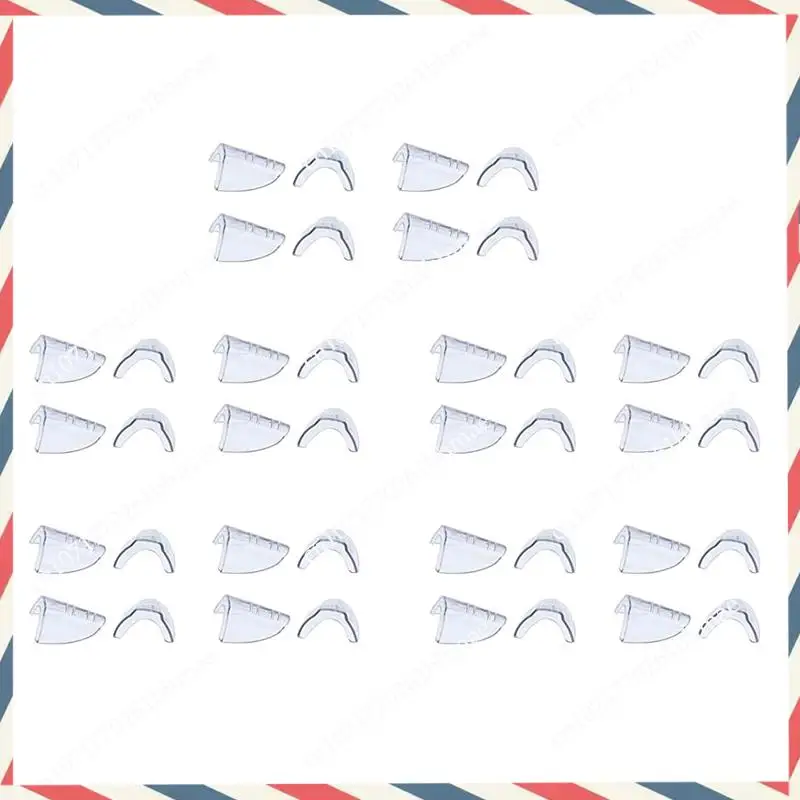 -A21Z 20 Pairs Eye Glasses Side Shields Slip On Clear Side Shield For Safety Glasses