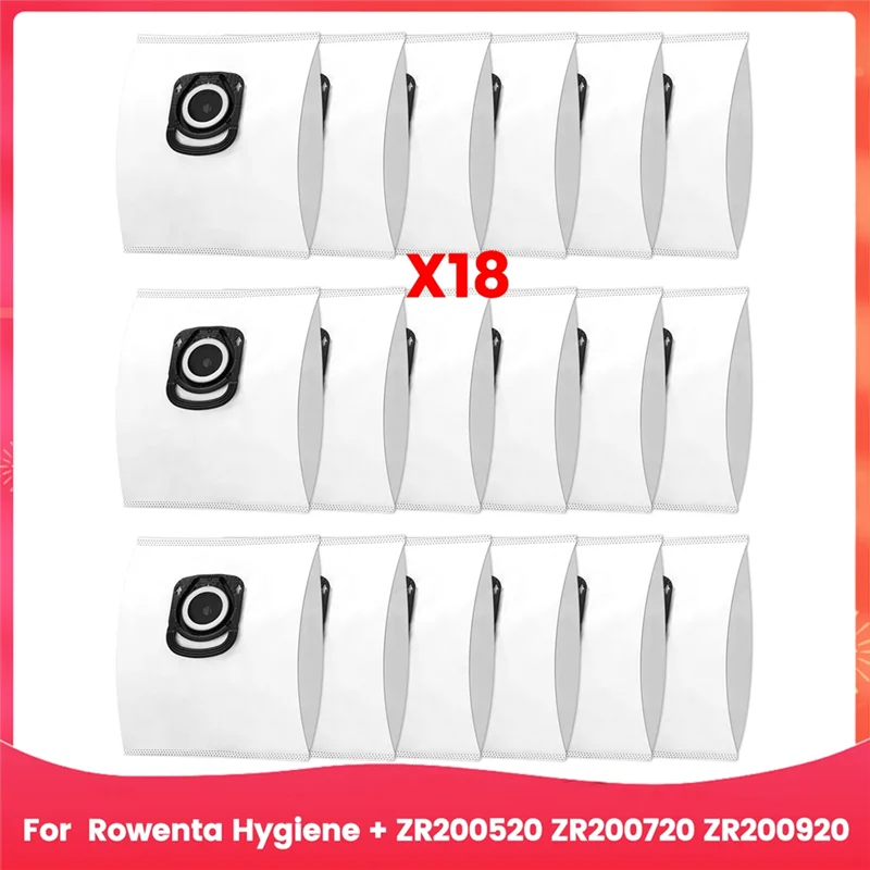 

RALCA-Vacuum Cleaner Bags For Rowenta Hygiene + ZR200520 ZR200720 ZR200920, For Rowenta Silence Force Bags