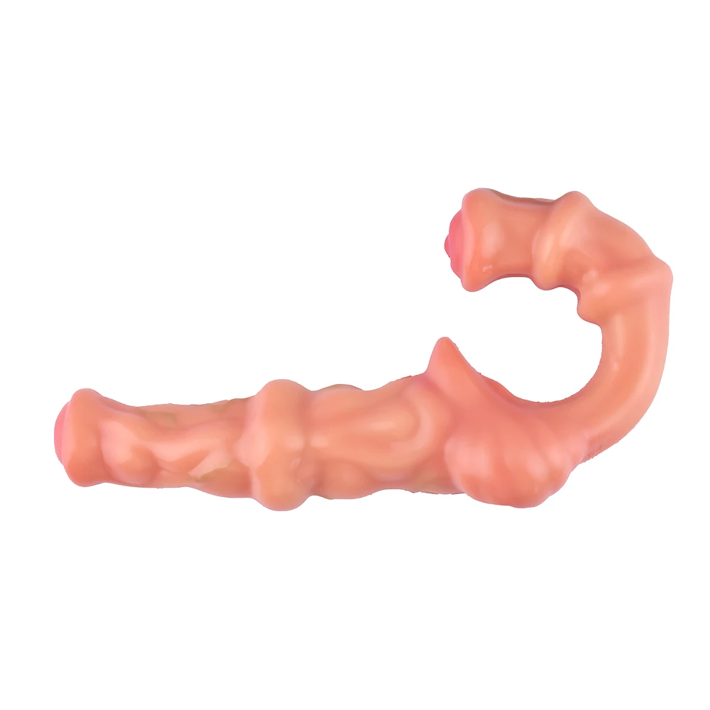 YOCY Strap On Double Head Dildo Vibrator Realistic Wearable Massager Artificial Dildo For Lesbian Adult Products Sex Toy for 18+ view 3