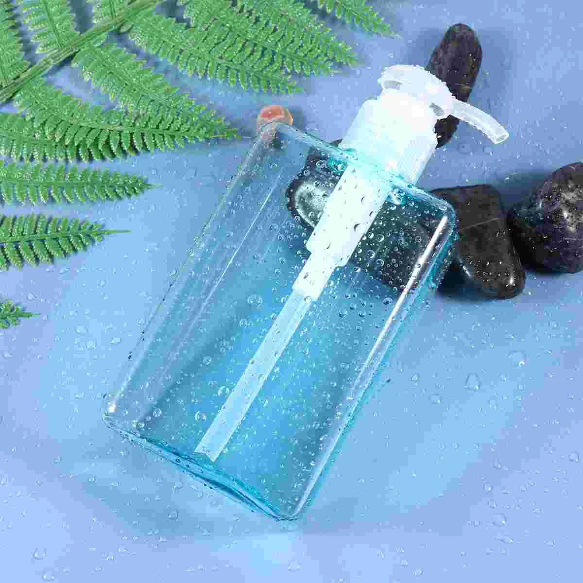 

2 Pcs Empty Press Bottle Essential Oil Portable Pump Handwashing Fluid PETG