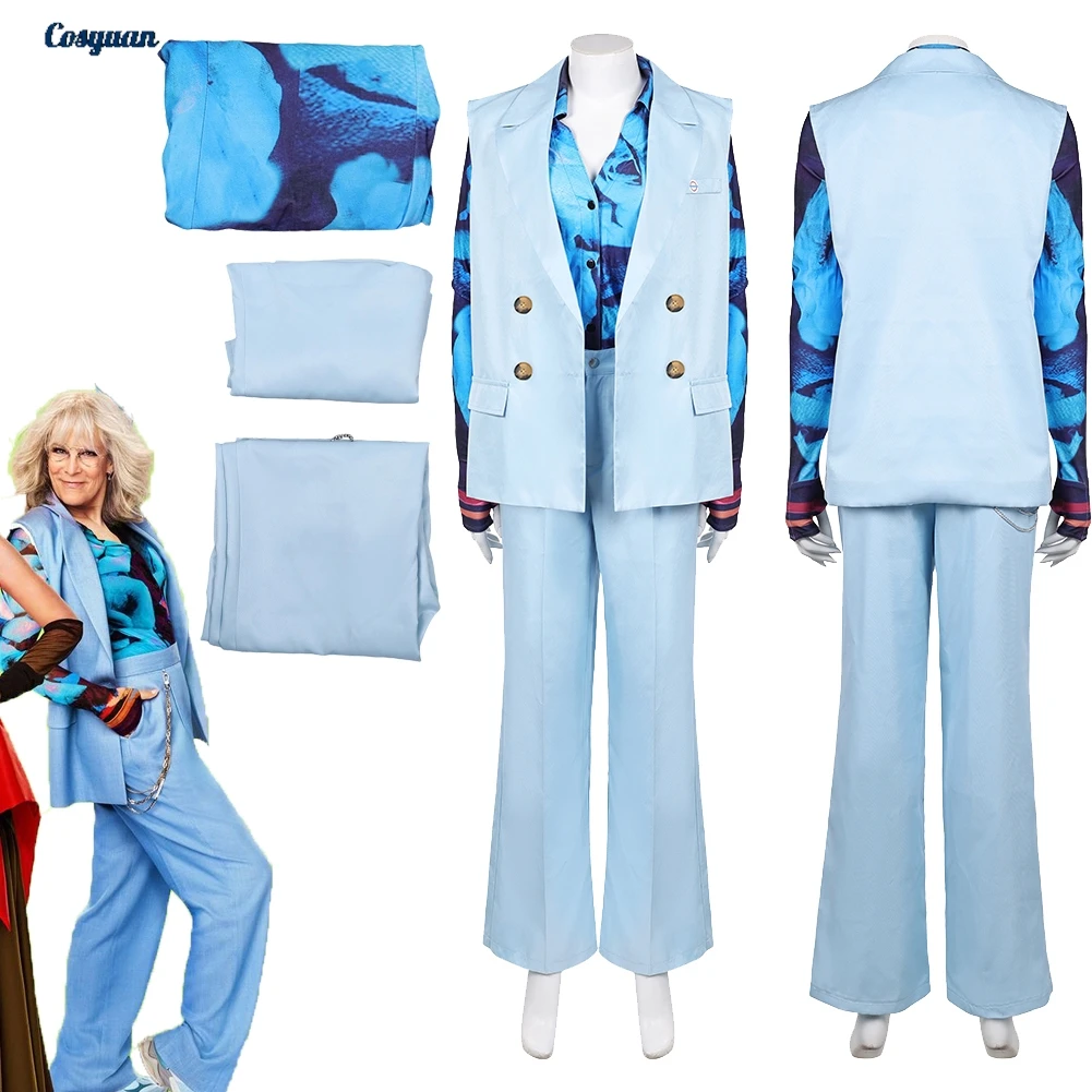 

2003 Movie Freakier Friday Cosplay Anna Colemans Top Pants Cloth Party Disguise Roleplay Halloween Costume Carnival Outfit Suit