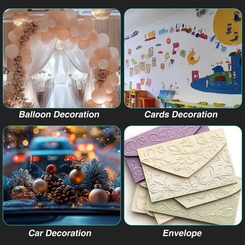 5 Blatt Nano-Gel-Matte, transparentes Klebeband, rund, spurlos, abnehmbar, klebrig, doppelseitiges Klebeband für Heimwerker, für feste Gegenstände