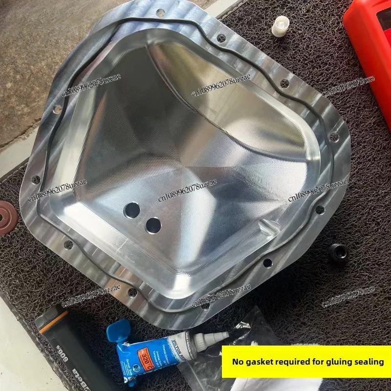 Geeignet zum Nachrüsten der Hinterachsabdeckung aus Aluminiumlegierung. 2,3T 2,7T. Hinterachsöl-Rückabdeckung