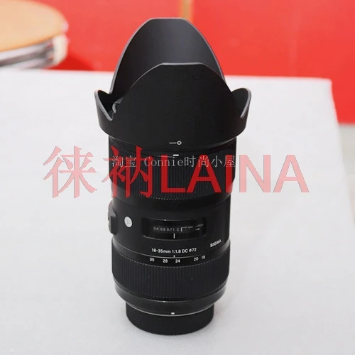 LH780-06 72mm Reverse petal flower Lens Hood cover for sigma 18-35mm f1.8 18-35 1.8 DC Art camera lens