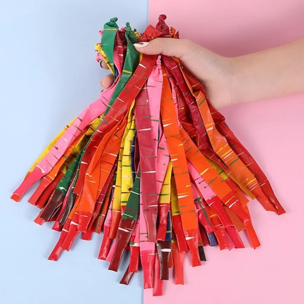 20/50/100Pcs Mixed Color Flying Rocket Balloon Thickened Kids Gifts Long Latex Rocket Balloons Squeaking Inflatable Toys