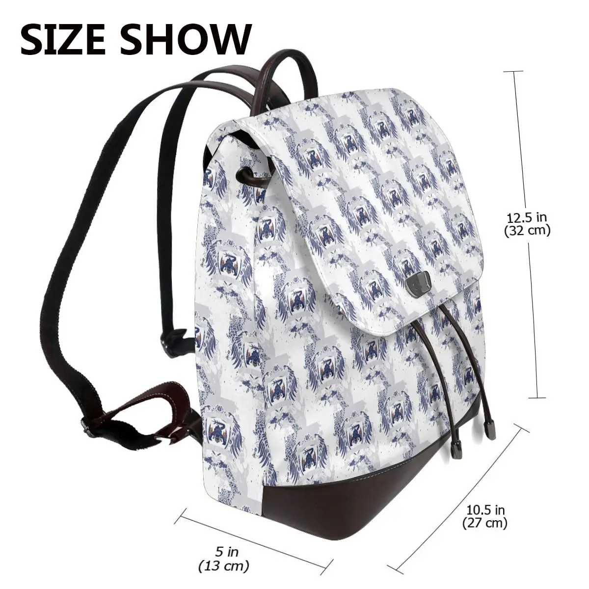 Game Monster Hunter World Nargacuga Crest Bookbag School Student Bags Hiking Travel Daypack for Women Fashion Derma Backpack