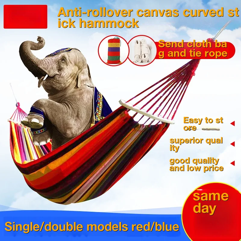 

Travel Hammock Outdoor Carry Garden Stand Camping Lightweight Without Stand Beach Double Single Hanging Backyard Portable With