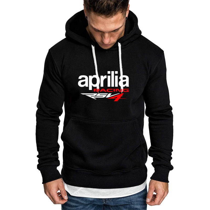 

Spring Autumn Men's Hoodies Aprilia Racing Print Sweatshirt Fashion Unisex Hoodie Casual Cotton Men's Hoody Tracksuit