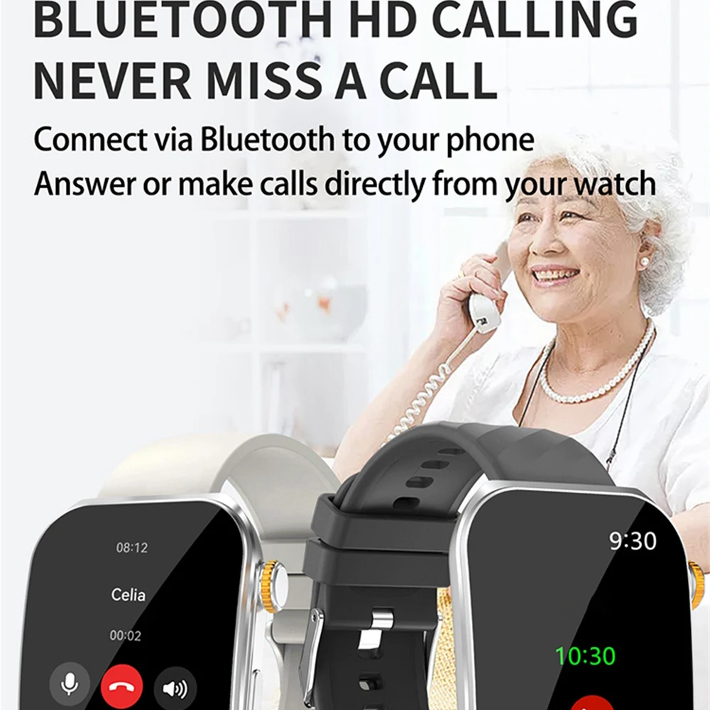 New Outdoor GPS Smartwatch with AMOLED Screen BT Call NFC Waterproof Heart Rate & Sleep Monitor for Men Women