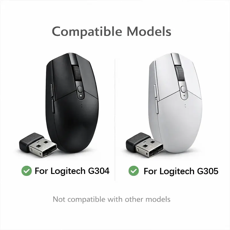 Fix Lost Dongle & Restore Connection-Replacement USB Receiver For Logitech G304/G305 Wireless Mouse,Only 1PCS-USB Receiver
