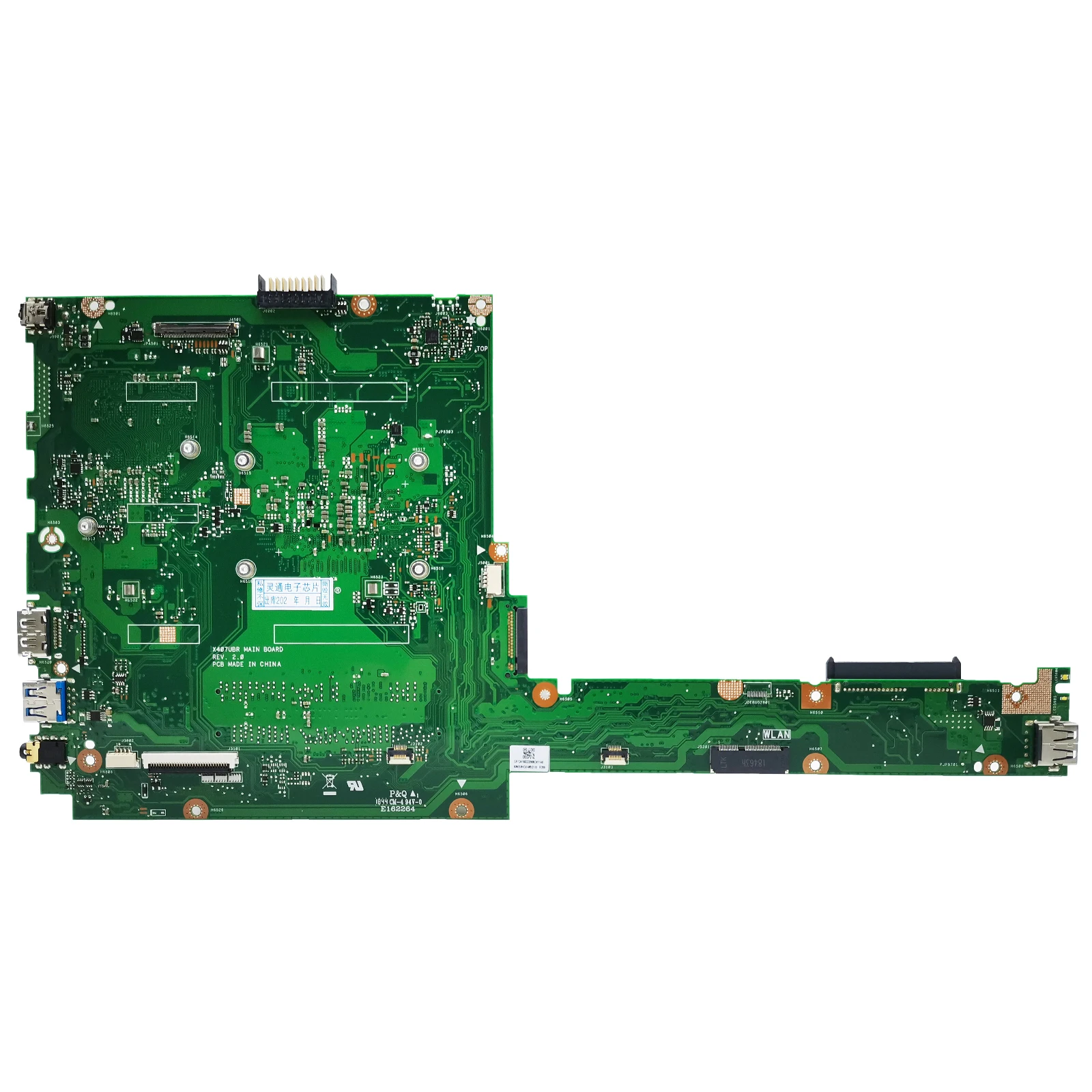 X407UBR Notebook Mainboard For ASUS X407UAR A407U F407U X407UF Laptop Motherboard CPU I3 I5 DDR4 100% TEST OK