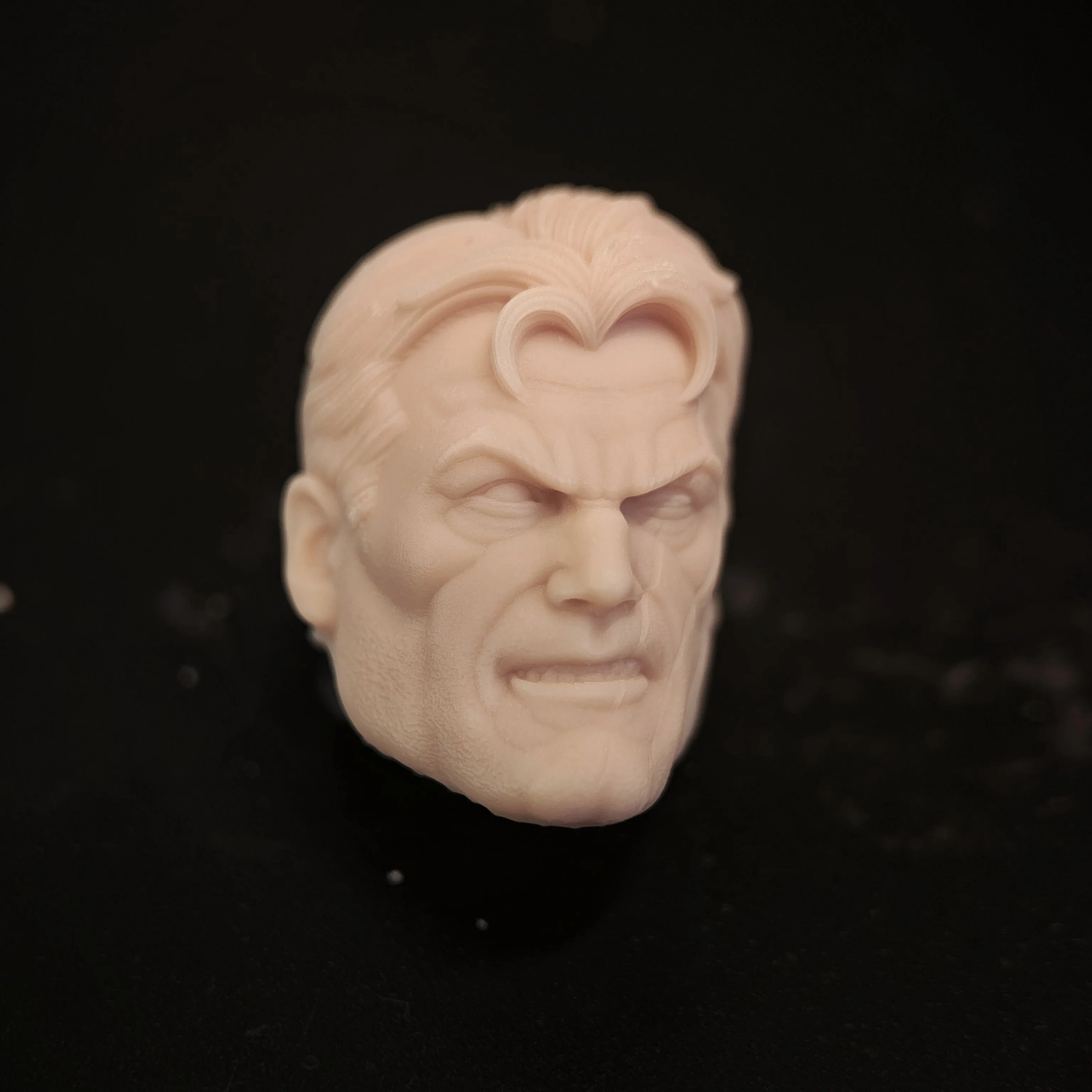 HL1627 DIY Customized 1/18 1/12 1/10 Scale Frank Unpainted Head Sculpt for 3.75