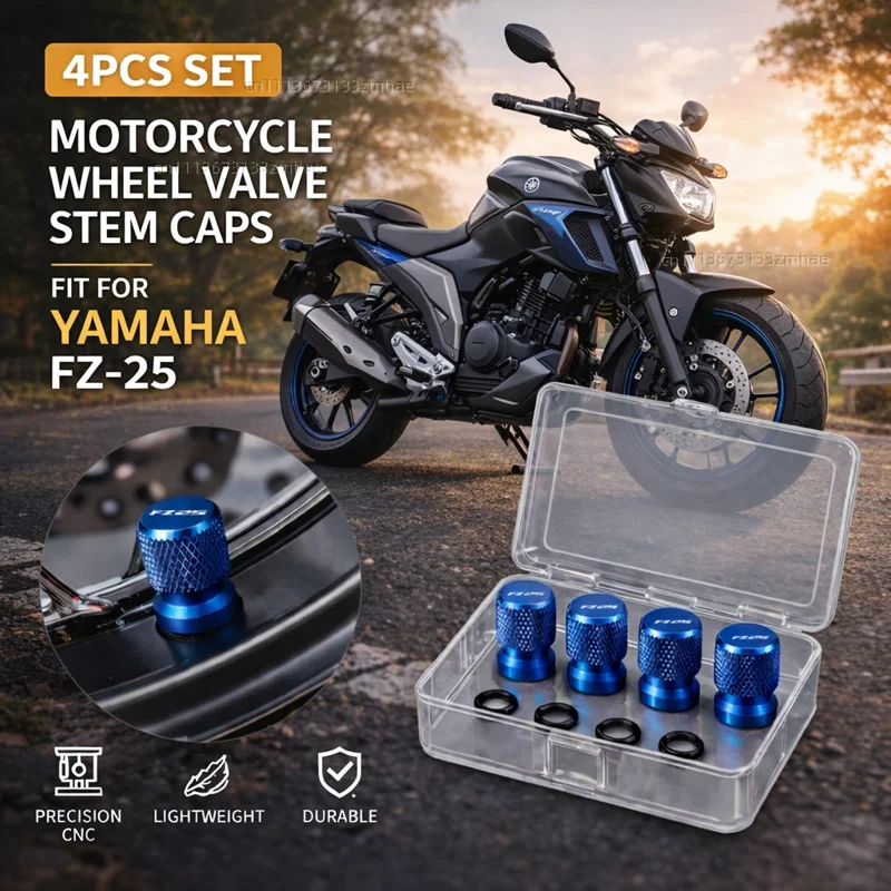 

Для мотоциклов YAMAHA FZ-25: Алюминиевые колпачки для вентилей шин с ЧПУ, пылезащитные заглушки для колесных дисков