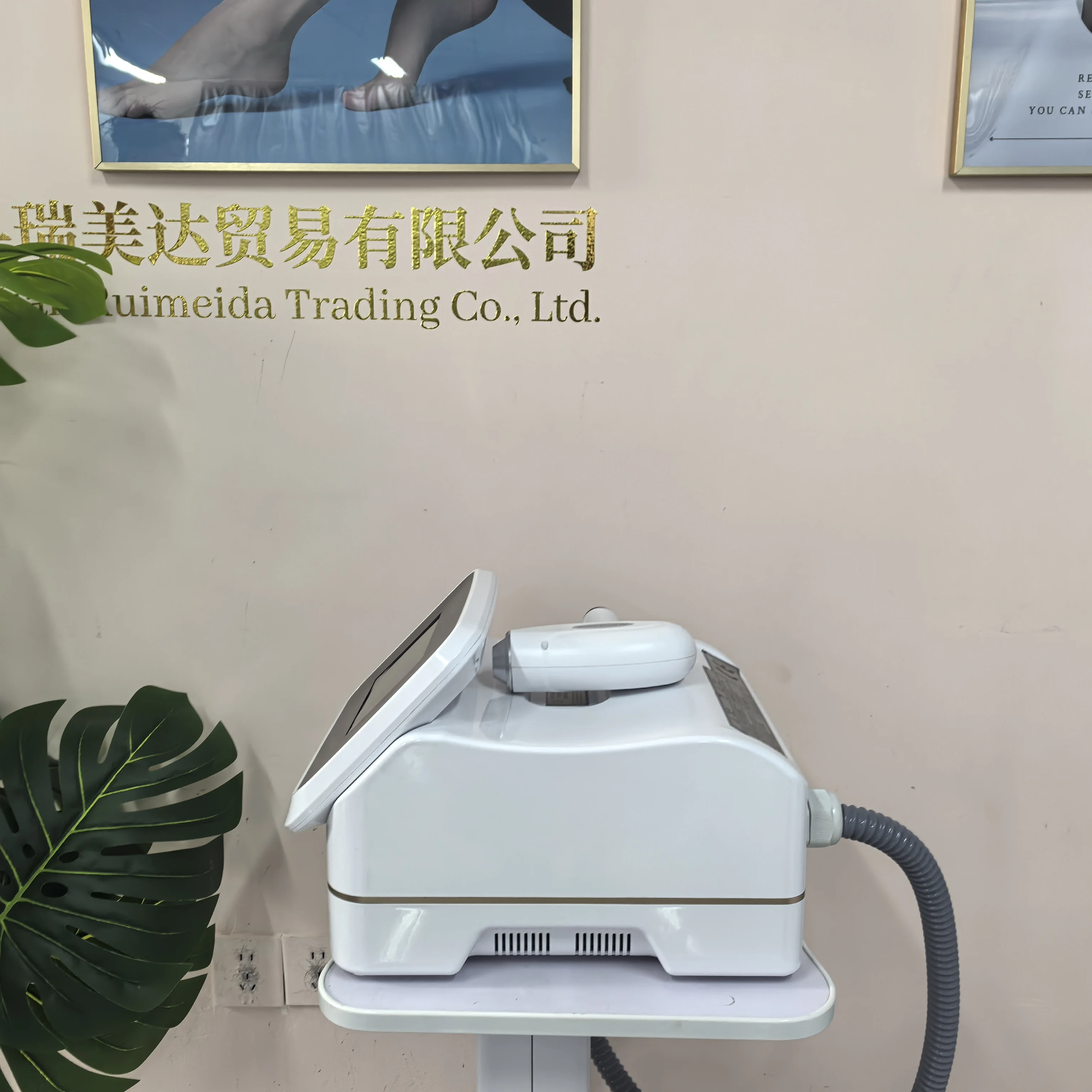 Professional Mini Diode Ice Titanium Hair Removal Machine 808nm 4000w Painless Permanent CE External Water Tank Design