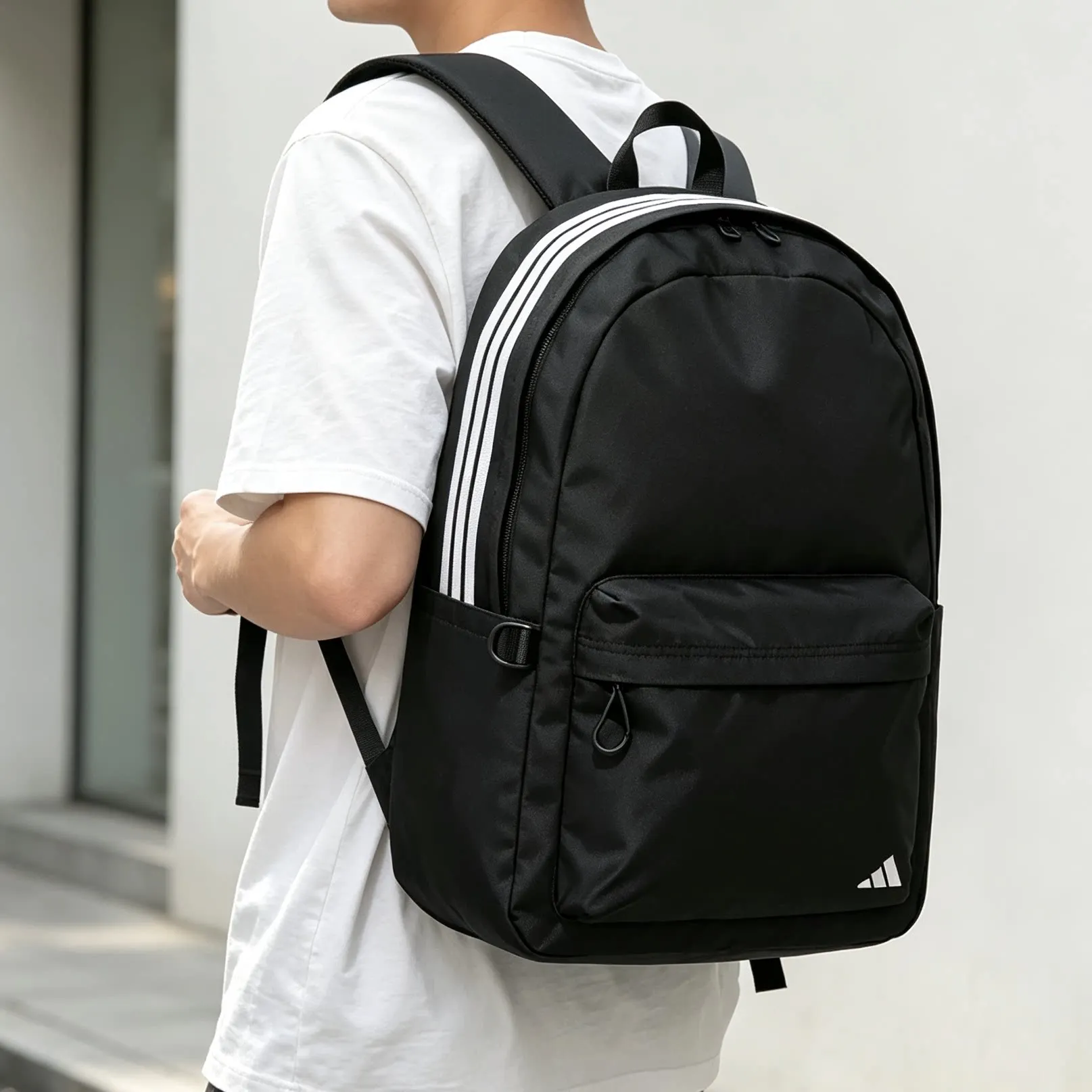 Adidas backpack original men's and women's backpack student school bag fashion casual backpack KZ2250-1