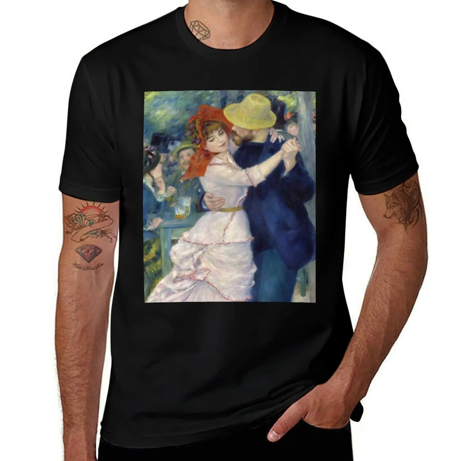 

Dance at Bougival, painting by Renoir T-Shirt man t shirt graphic funny t shirts man T-Shirt