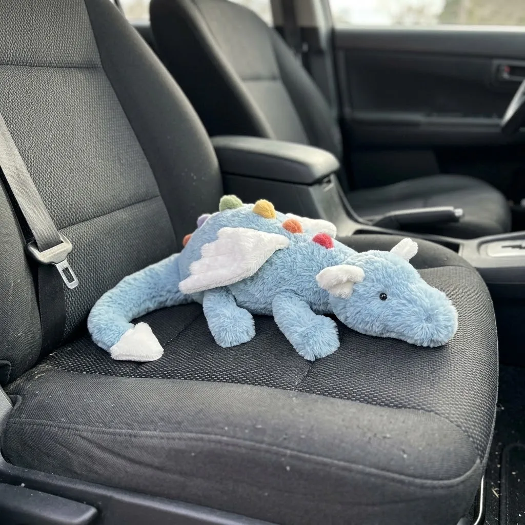 Cute car pendant, car dragon figurine, Jelli interior doll figurine. 50CMdragon Suitable for various car models and all years.