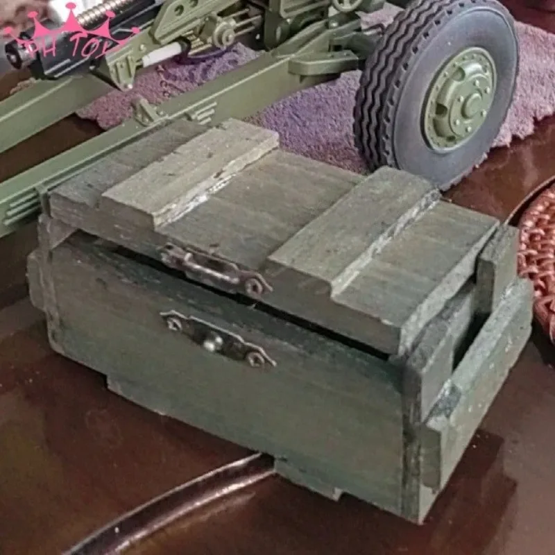 Customs 1/6 Scale Ammunition Box Military Style Wooden Case Model for 12in Action Figures Accessory Toys