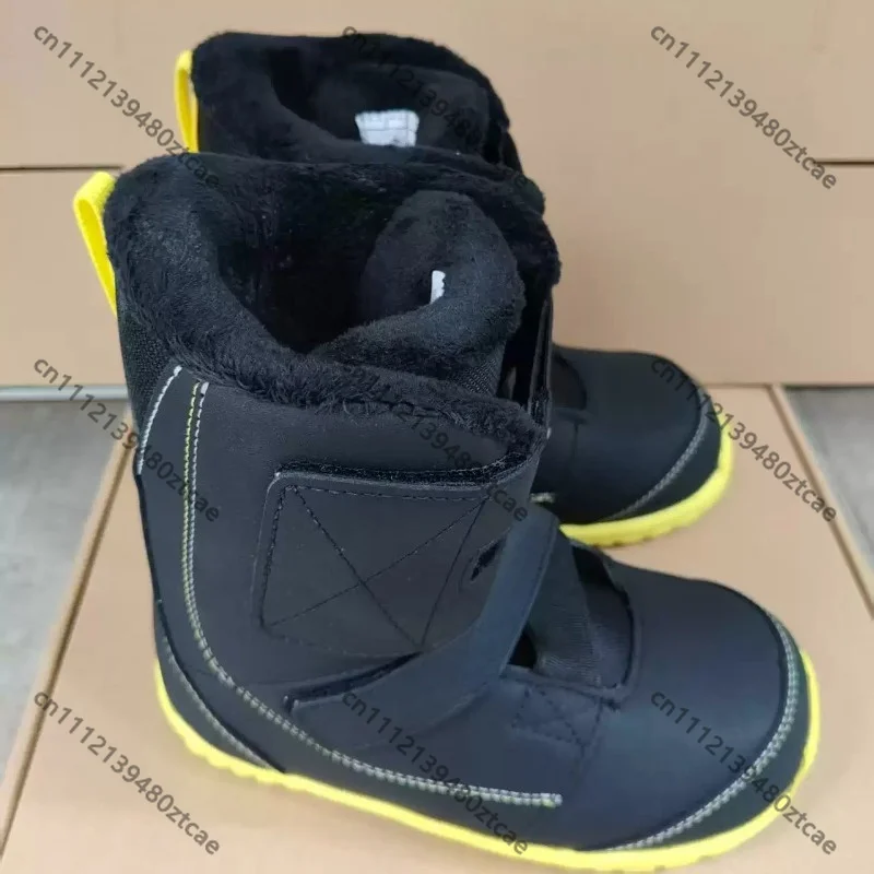 Warm Waterproof Kids Snowboard Boots, Comfortable Beginner Snow‑Shoes, Winter Outdoor Snow‑Sports Footwear For Boys & Girls