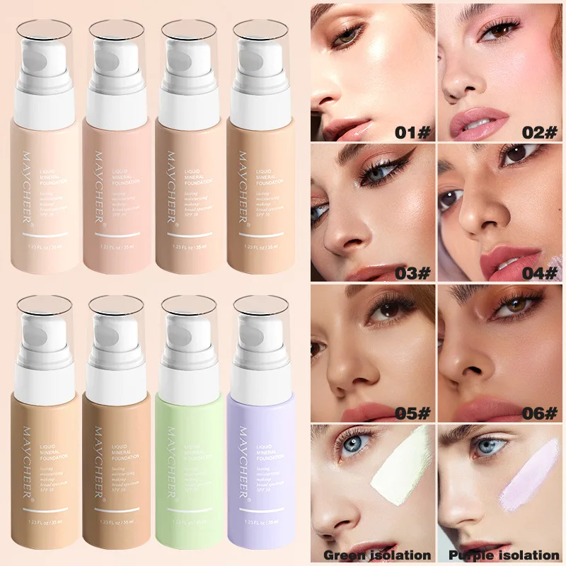 Flower Knows Liquid Foundation Skuteczny korektor Wodoodporny, odporny na pot Makijaż Profesjonalne kosmetyki